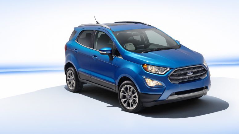 Este  o novo Ford EcoSport 2018 - reestilizado e sem estepe na traseira.