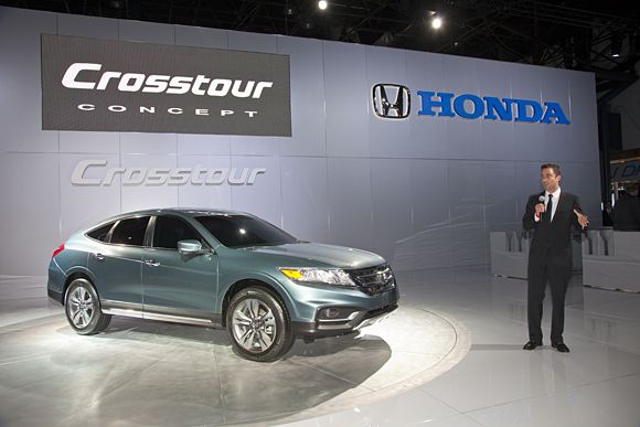 Novo Honda CrossTour 2013 - Perua ser apresentada no Salo de Nova York