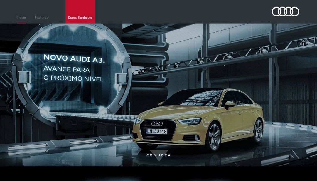 Audi A3 Sedan reestilizado - já aparece no site brasileiro.