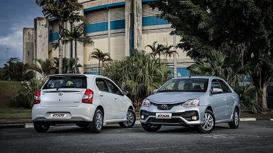 Toyota Etios - já está em 2018 com novo visual.