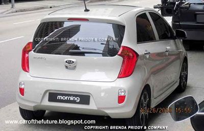 Novo Kia Picanto 2012 - Carro  flagrado sem disfarces