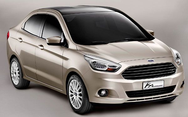 Novo Ford Ka Sedan  apresentado - Verso trs-volumes do compacto ser lanada este ano