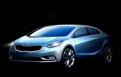 Novo Kia Cerato - Ilustraes da terceira gerao