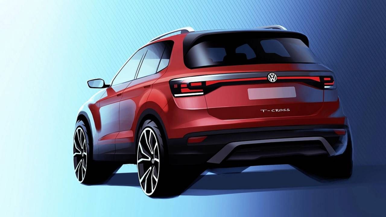 Volkswagen T-Cross, - rival do Jeep Renegade, aparece no primeiro teaser.